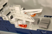 customized model of 82m windfarm support boat